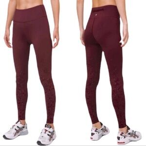 Lululemon Speed Wunder Tight 28” Spark Special Edition Size 2 NWT